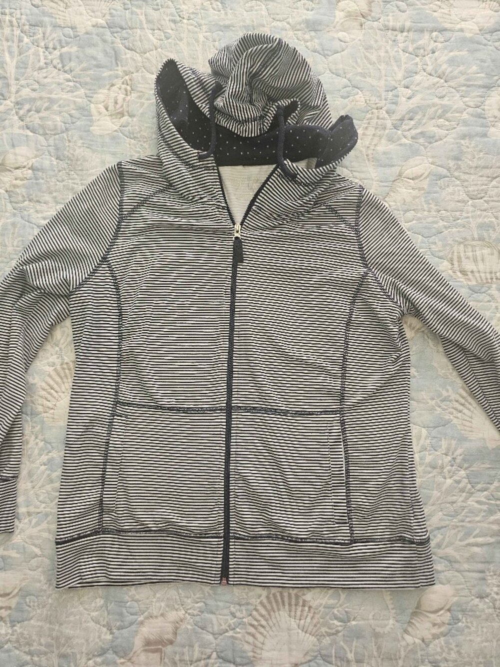 Blue stripe jacket